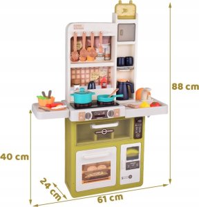 Interaktywna Kuchnia Lodówka Kran Zmywarka Naczynia akcesoria 55 el ZA5292 10