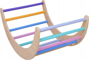 Drewniany Domowy Plac Zabaw Zestaw Wspinaczkowy dla dzieci 3w1 ZA5389 11