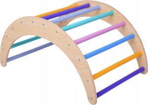 Drewniany Domowy Plac Zabaw Zestaw Wspinaczkowy dla dzieci 3w1 ZA5389 7