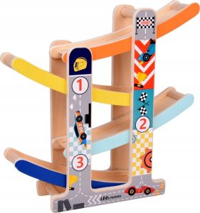 Tor samochodowy Drewniany Tor Zjeżdżalnia dla autek ZA5375 3