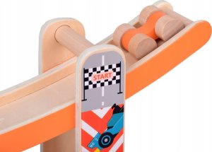 Tor samochodowy Drewniany Tor Zjeżdżalnia dla autek ZA5375 7