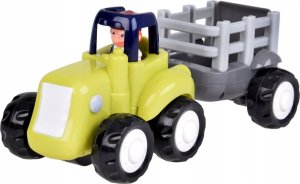 Budowlany Traktorek do Zabawy z Koparka Walec Przyczepa ZA5423 2