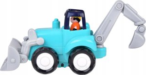 Budowlany Traktorek do Zabawy z Koparka Walec Przyczepa ZA5423 5