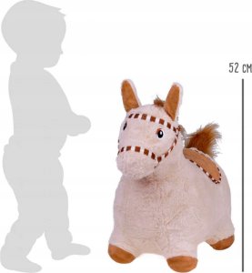 Pompowany konik skoczek pluszowy do skakania dla dziecka pompka ZA5443 JB 4