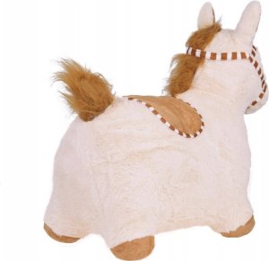 Pompowany konik skoczek pluszowy do skakania dla dziecka pompka ZA5443 JB 8