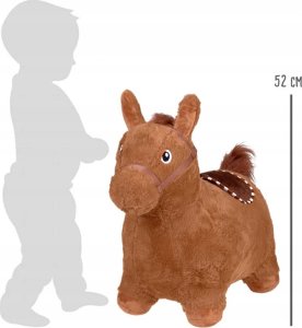 Pompowany konik skoczek pluszowy do skakania dla dziecka pompka ZA5443 CB 4