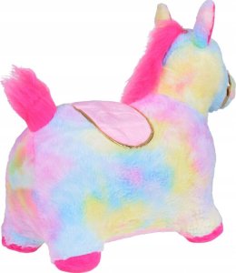 Pompowany konik kucyk skoczek tęczowy jednorożec pluszowy + pompka ZA5444 8