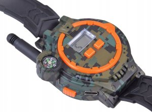 Walkie talkie 2 Zegarki wielofunkcyjne Zasięg 200m Kompas ZA5463 6