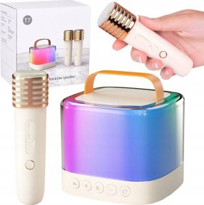 Mikrofony z głośnikiem bezprzewodowy + bluetooth + 2 mikrofony IN0178 1