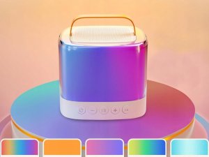 Mikrofony z głośnikiem bezprzewodowy + bluetooth + 2 mikrofony IN0178 2