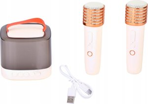 Mikrofony z głośnikiem bezprzewodowy + bluetooth + 2 mikrofony IN0178 5