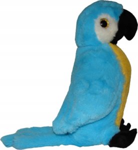 Duża maskotka pluszowa Papuga Ara niebieska 22cm 13747 2