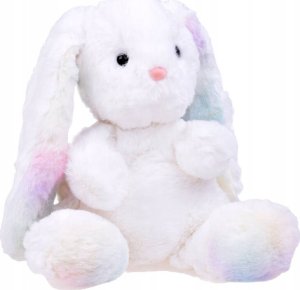 Pluszowy biały tęczowy Królik maskotka Pluszak 24 cm ZA4401 1