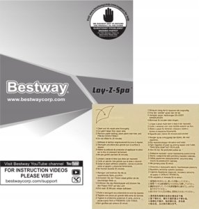 SPA ogrodowe 4M Lay-Z-Spa Bali SMART Air Jet 14