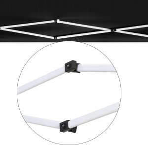 PAWILON OGRODOWY NAMIOT EKSPRESOWY 3x3m KANWOD SWIFT 12