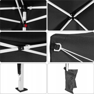 PAWILON OGRODOWY NAMIOT EKSPRESOWY 3x3m KANWOD SWIFT 9