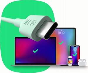 Kabel USB Green Cell USB-C - USB-C 1.2 m Czarny (KABGC100PF120PB) 4