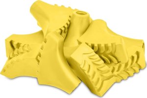 Nakładki do kijków Nordic Walking Neo-Sport 10 szt żółte 3