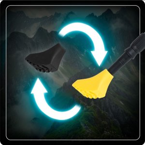 Nakładki do kijków Nordic Walking Neo-Sport 10 szt żółte 5