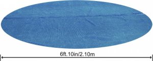 Pokrywa solarna 210cm na Basen rozporowy Fast Set 244cm/8FT BESTWAY 3