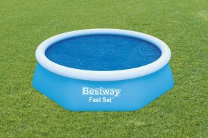 Pokrywa solarna 210cm na Basen rozporowy Fast Set 244cm/8FT BESTWAY 4