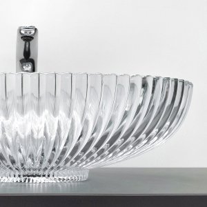 Umywalka nablatowa Rea Nicole Transparent 3