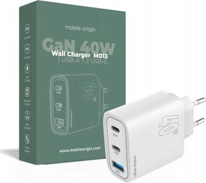 Ładowarka Mobile Origin MO13 1x USB-A 2x USB-C 3 A (FRL-GAN40W-MO13) 1