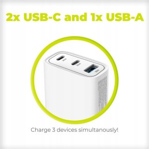 Ładowarka Mobile Origin MO13 1x USB-A 2x USB-C 3 A (FRL-GAN40W-MO13) 8