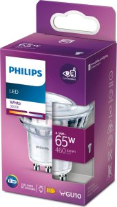 Philips 8719514308770, 4.9 W, 65 W, GU10, 460 lm, 15000 h, White 12