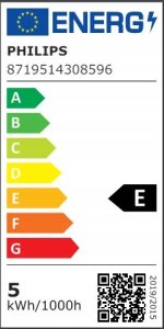 Philips 8719514308770, 4.9 W, 65 W, GU10, 460 lm, 15000 h, White 9