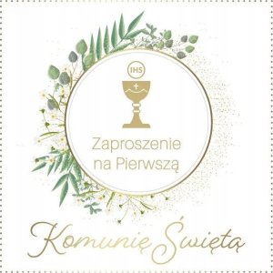 Zaproszenie ZP-65 Komunia a10 1