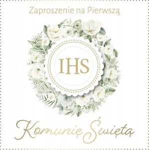 Zaproszenie ZPB-03 Komunia a5 1