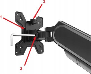 Gazowy Uchwyt do Monitora TV Telewizora VX-047 ścienny 13-32 cale Uniwersalny 7