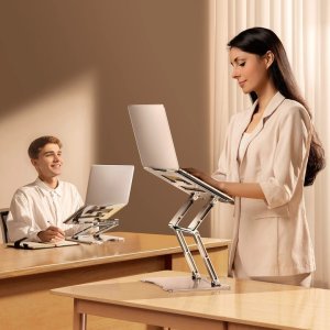 Wozinsky Podstawka pod laptopa WRS-CPY75DSS aluminiowa - srebrna 4