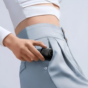 Mini powerbank Wozinsky WF16-YCS 5000mAh 15W USB-C z wbudowanym kablem USB-C i ładowarką do Apple Watch - czarny 10