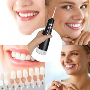 Mocny Irygator Do Zębów Dentystyczny Bezprzewodowy 4 TRYBY PRACY 8 KOŃCÓWEK 7