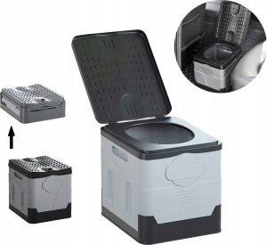 Przenośna toaleta samochodowa Braders - składana 20L nośność 200 kg 12