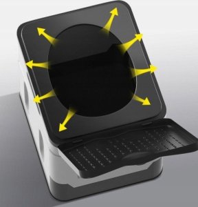 Przenośna toaleta samochodowa Braders - składana 20L nośność 200 kg 15