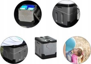 Przenośna toaleta samochodowa Braders - składana 20L nośność 200 kg 16