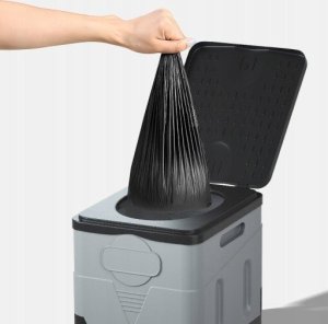 Przenośna toaleta samochodowa Braders - składana 20L nośność 200 kg 4