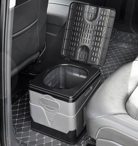 Przenośna toaleta samochodowa Braders - składana 20L nośność 200 kg 10