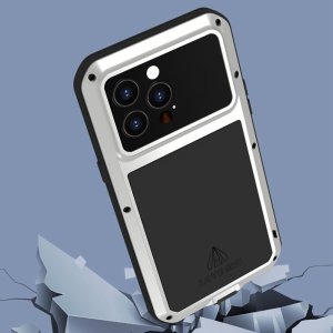 Pancerne etui iPhone 14 Pro Max Case + Szkło Ochronne, Wytrzymały Pokrowiec 12