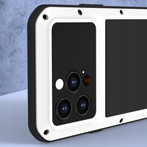 Pancerne etui iPhone 14 Pro Max Case + Szkło Ochronne, Wytrzymały Pokrowiec 13