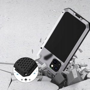 Pancerne etui iPhone 14 Pro Max Case + Szkło Ochronne, Wytrzymały Pokrowiec 6