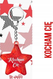Brelok gwiazdka Kocham Cię 1