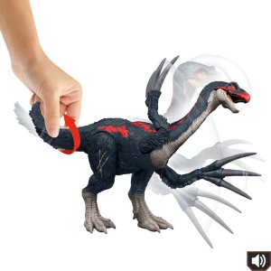 Figurka Mattel Jurassic World - Atakujący Terizinozaur Dinozaur z dźwiękiem (JCG16) 2