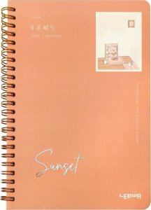 Kołonotes A5/68K linia Sunset pomarańczowy 1