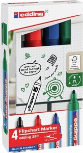 Marker do flipchartów 1,5-3 mm 4 kolory 1