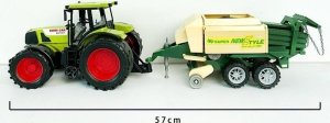 Traktor z prasą 1