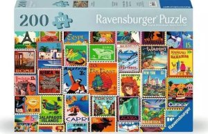 Ravensburger Puzzle XL Znaczki pocztowe 200 elementów 1